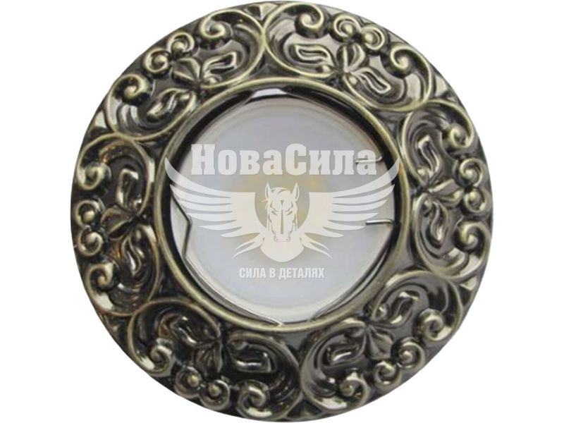 Світильник вбудований Feron CD004 круглий під лампу G5.3 MR16, антична мідь (4998)