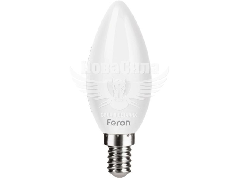 Світлодіодна лампа Feron E14 LB-197 7Вт 2700K C37 Свічка (5554)