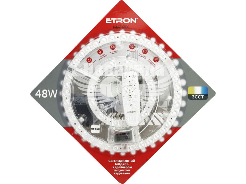 Світлодіодний модуль ETRON 1-EMP-283 48W Matrix SMART з пультом (1-EMP-283)
