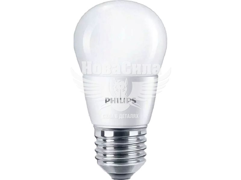 Світлодіодна лампа Philips E27 LED Bulb 6,5-40Вт 4000K P45 матова (929001887107)
