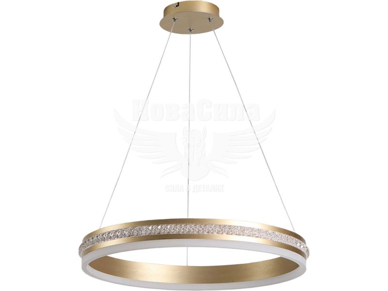 Світлодіодна люстра Feron AL6610 SHINE LEVITATION 50Вт 4000K золото (7687)