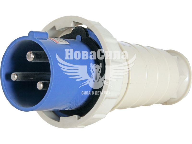 Силова вилка переносна E.NEXT e.plug.pro.3.63, 3п., 230В, IP 67, 63А (033) (p011003)