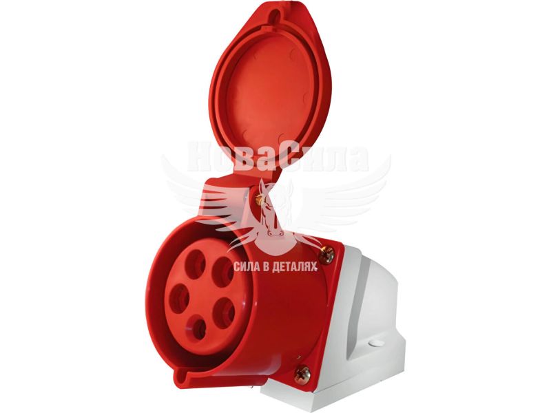 Силова розетка стаціонарна E.NEXT e.socket.pro.5.32, 5п., 380В, 32А (125) (p012008)