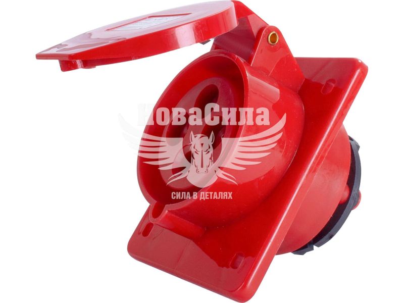 Силова розетка, що вбудовується E.NEXT e.socket.pro.4.32.wall, 4п., 380В, 32А (424) (p012013)