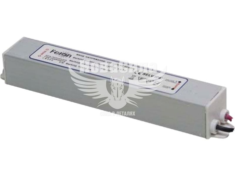 Трансформатор електронний Feron LB006 6W IP67 для світлодіодної стрічки (3370)