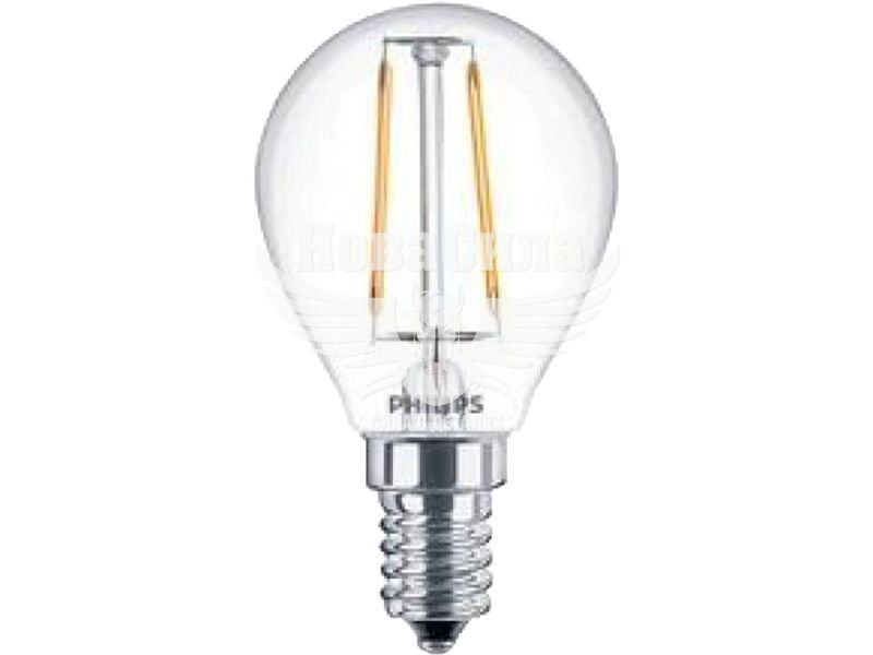Світлодіодна лампа Philips E14 Filament LED Fila ND 4Вт 2700K P45 (929001180207)