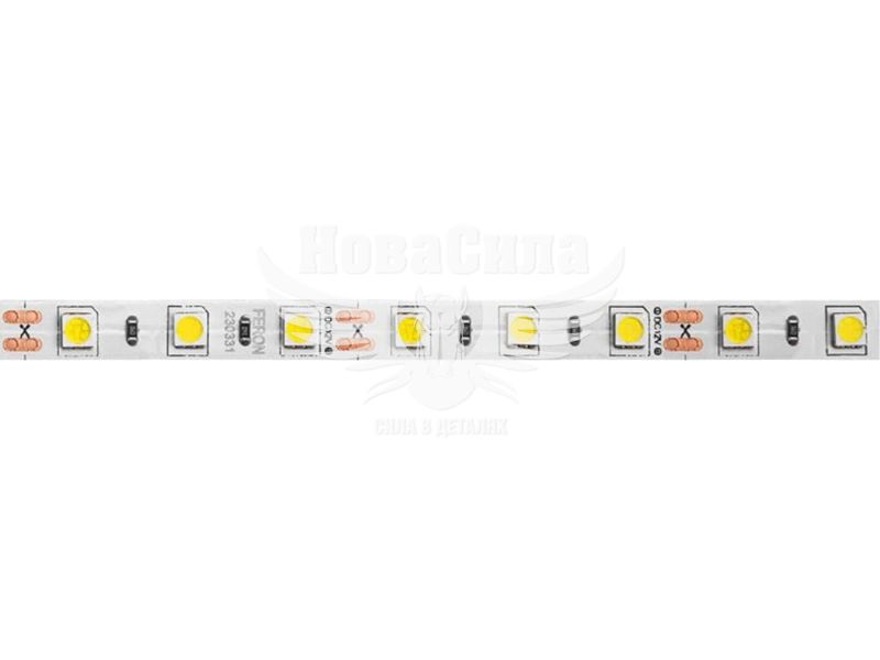 Світлодіодна стрічка Feron LS606 12В 7.2Вт/м IP20 білий теплий 5м (4953)