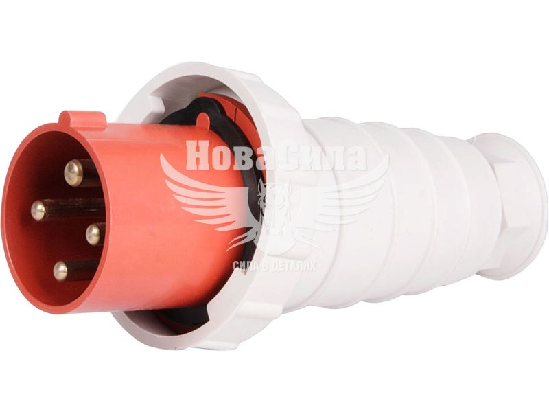 Силова вилка переносна E.NEXT e.plug.pro.4.63, 4п., 380В, IP 67, 63А (034) (p011006)