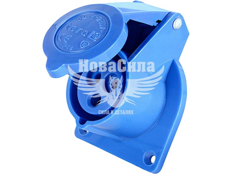 Силова вбудована розетка TAREL 2P+Z 250В 16А IP44 (070)