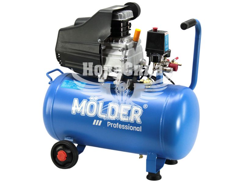 Компресор стаціонарний (Molder) (1-но цил.) 1,1кВт.- 8атм.- 175л/хв. 50л. (MA31500)