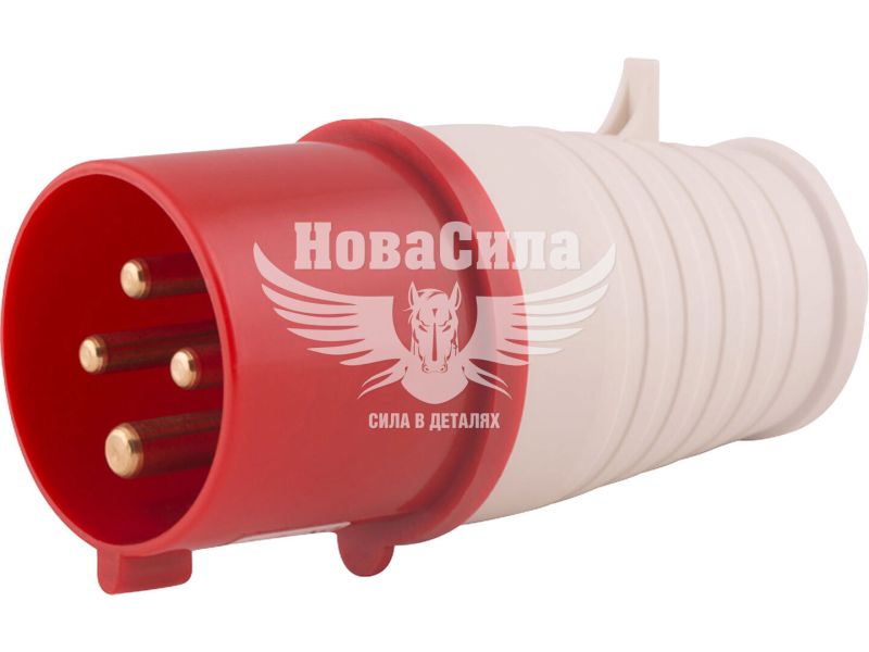 Силова вилка переносна E.NEXT e.plug.pro.4.32, 4п., 380В, 32А (024) (p011005)