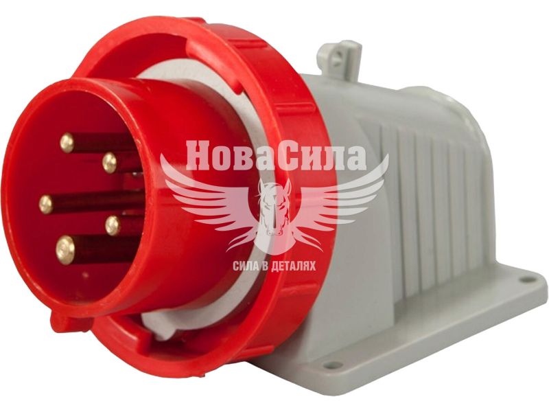 Силова вилка стаціонарна E.NEXT 3Р+N+Z, 400В, 32А, IP67 (3646-230)