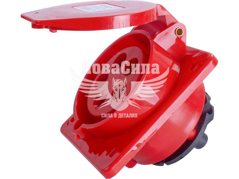 Силова розетка, що вбудовується E.NEXT e.socket.pro.5.16.wall, 5п., 380В, 16А (415) (p012014)