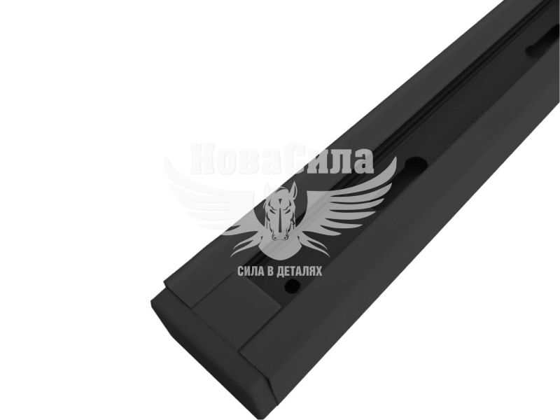 Трековий шинопровід Feron CAB1100 3м однофазний чорний (6584)