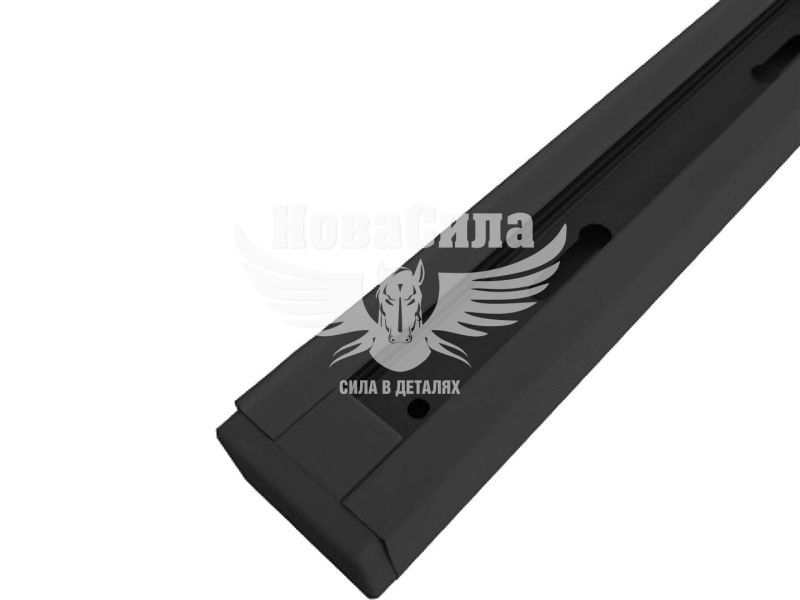 Трековий шинопровід Feron CAB1100 2м однофазний чорний (6583)
