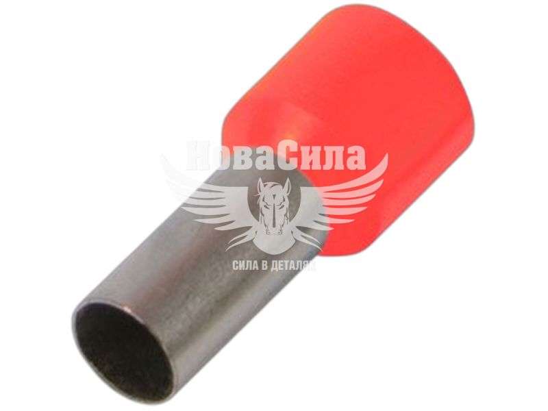 Наконечник втулковий ізольований E.NEXT e.terminal.stand.e10-12.red 10,0 кв.мм, червоний (s3036043)