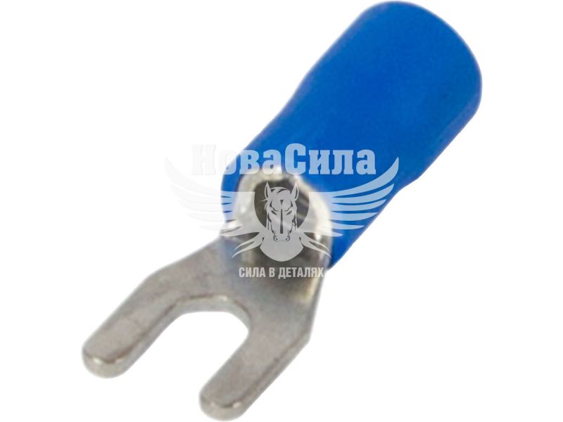Наконечник вилковий ізольований E.NEXT e.terminal.stand.sv.5,5.6.blue 4-6 кв.мм, синій, 100шт (s2036046)