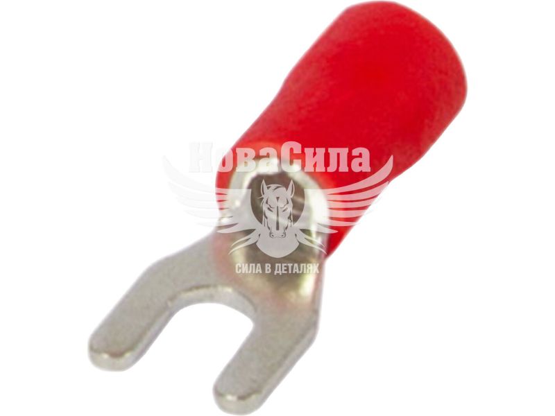 Наконечник вилковий ізольований E.NEXT e.terminal.stand.sv.2.5.red 1.5-2.5 кв.мм, червоний (s2036022)