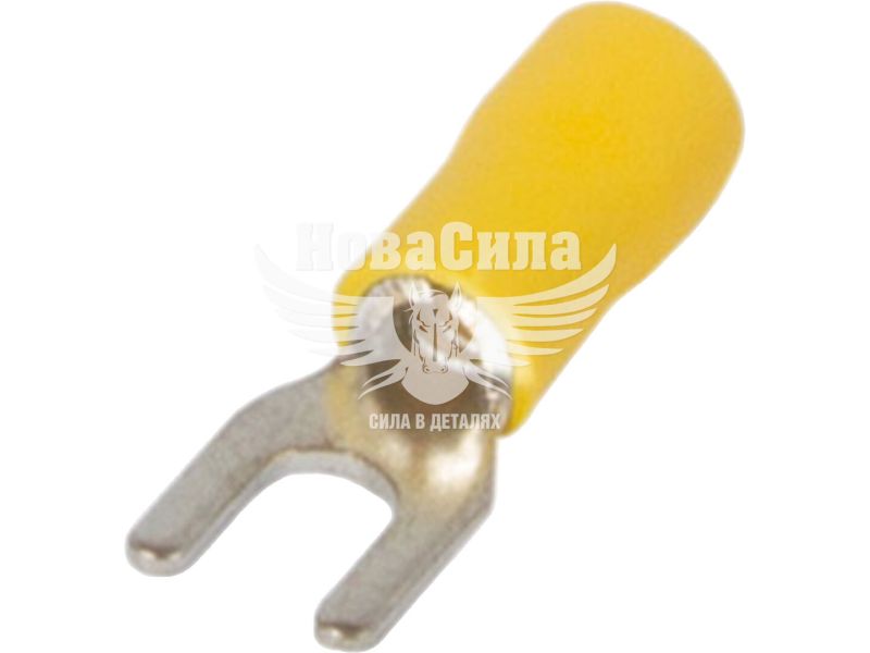 Наконечник вилковий ізольований E.NEXT e.terminal.stand.sv.5,5.8.yellow 4-6 кв.мм, жовтий (s2036051)
