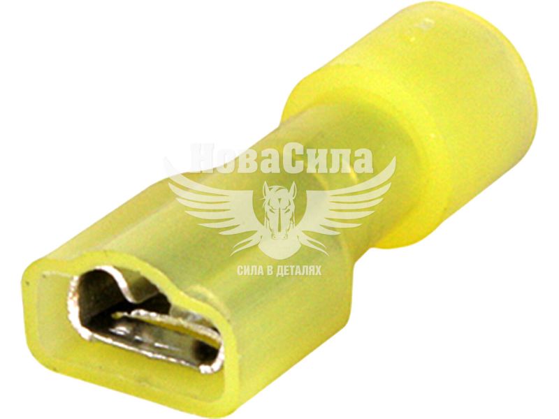 Наконечник-з'єднувач ізольований серії FN E.NEXT e.terminal.stand.fdfn5.5.250.yellow (fn.f.4.6) 4-6 кв.мм "мама" (s4039002)