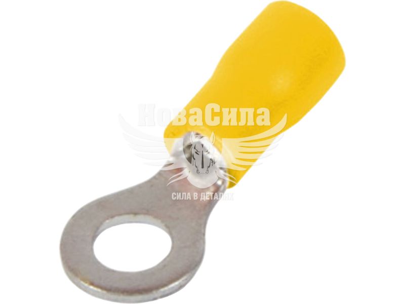 Наконечник кільцевий ізольований E.NEXT e.terminal.stand.RV5.5.6 4-6.yellow кв.мм, жовтий (s036004)