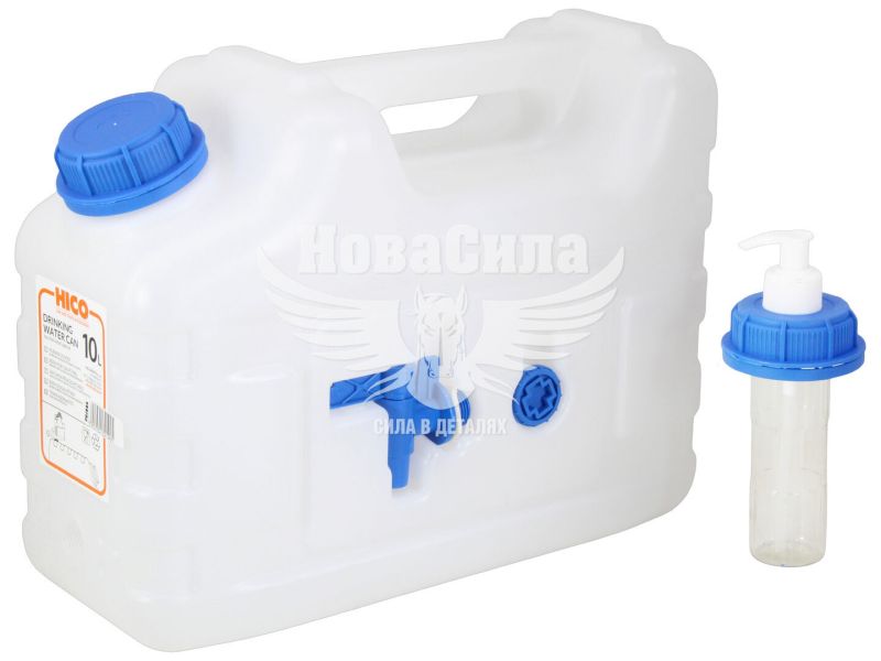 Бак для води 10л. пластик (HICO) (з дозатором для мила) (POJ004)
