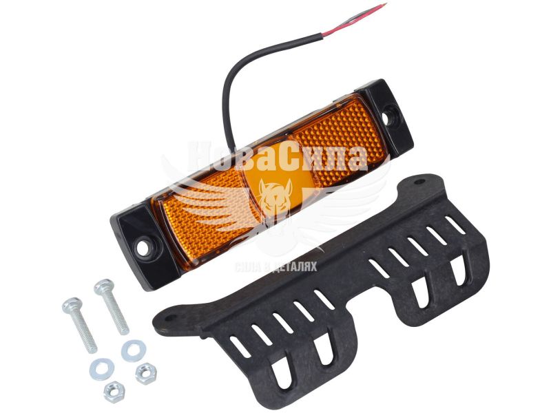 Ліхтар габаритів Truck боковий LED жовтий (Isiksan) (ISS40401)