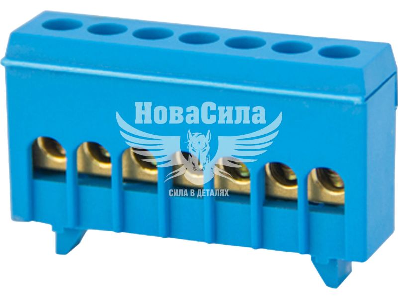 Шина нульова E.NEXT e.bsi.pro.1.7 на DIN-рейку в ізольованому корпусі (p0650007)