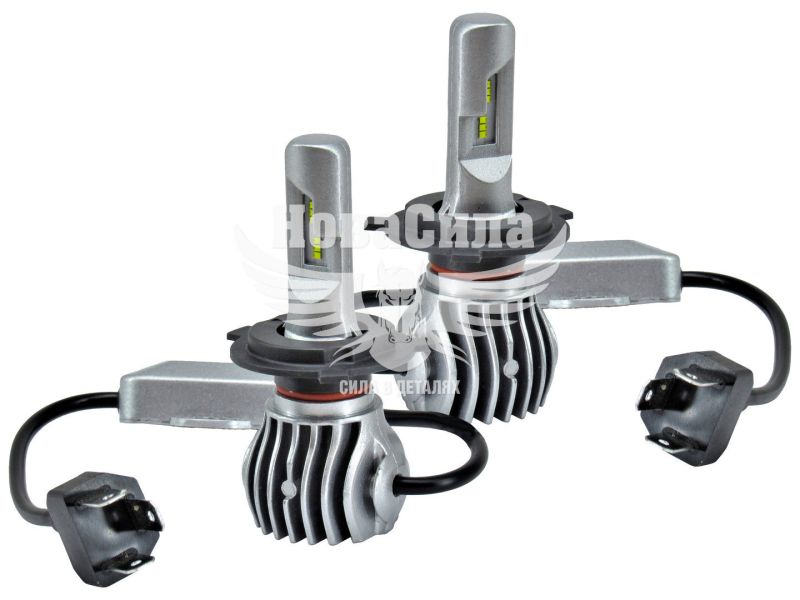 Лампочка LED H4 (Solar) Cree Chip (6500K 40W) (8604)