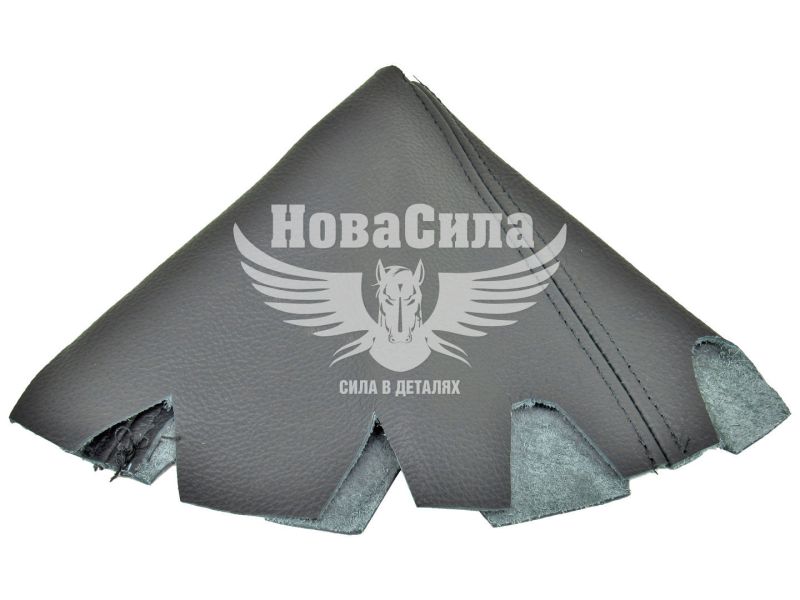 Чохол ручки КПП шкіра (CarLife) VW T-5 (чорний) (GS 09)