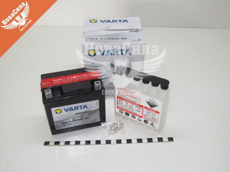 АКБ мото кислотний 12V 5-А/Ч R+ (Varta) (Funstart AGM) (507902011)