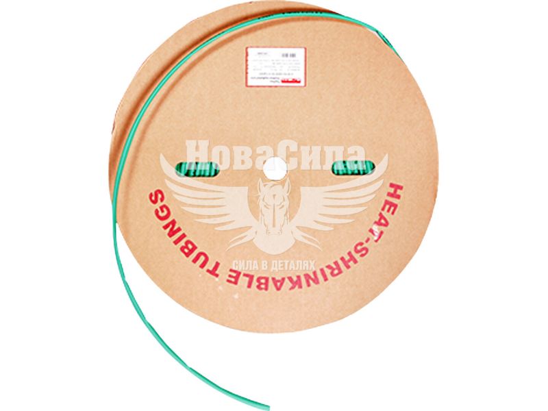 Термоусаджувальна трубка E.NEXT e.termo.stand.roll.4.2.green, 4/2, 200м, зелена (s059012)