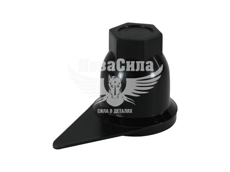 Ковпачок на гайку колеса (32мм.) чорний (Orko) (з індикатором) (1406)