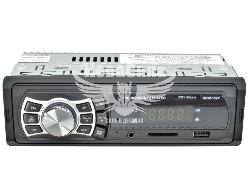 Автомагнітола 1-DIN (Celsior) USB+SD Card+AUX CSW-182G (CSW-182G)