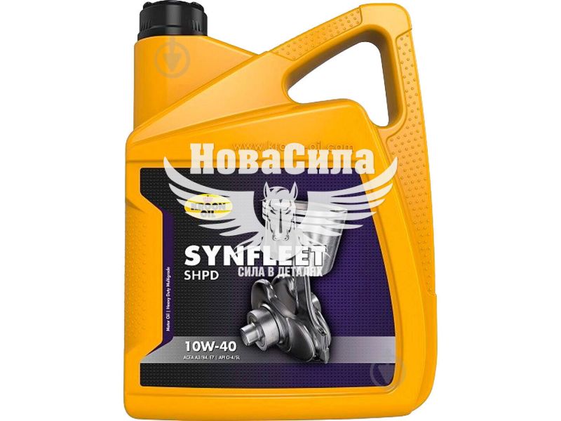 Моторна олива бензин, дизель 10W-40 (Kroon Oil) Synfleet SHPD 5л. (02333)