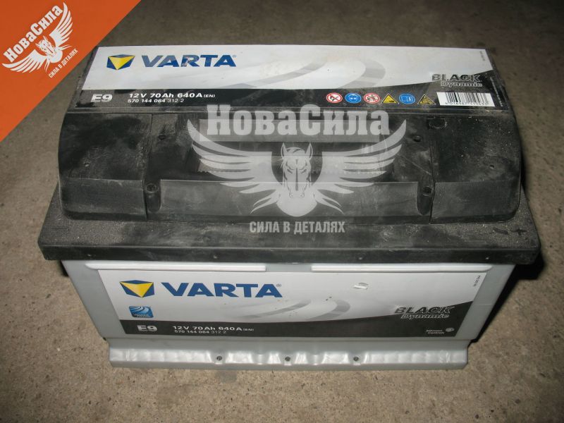 АКБ 70-А/Ч (Varta) Black Dynamic (R+) 640А (278x175x175мм.) (570144064)