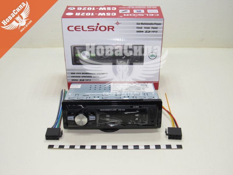 Автомагнітола 1-DIN (Celsior) USB+SD Card+AUX CSW-102G (CSW-102G)