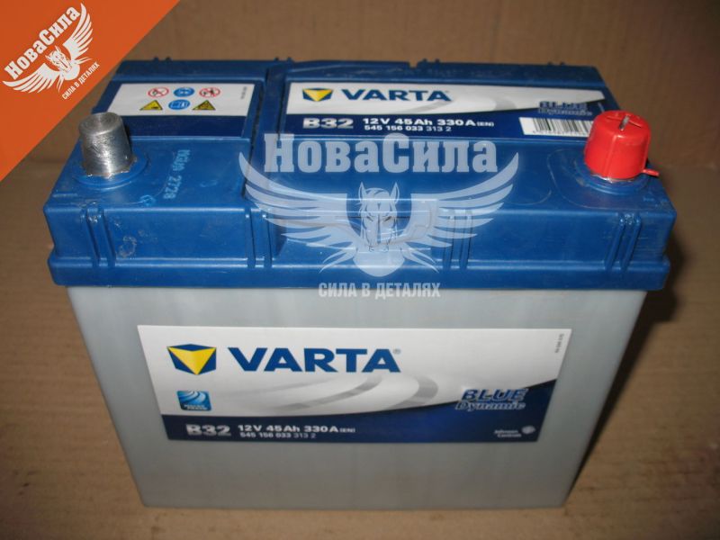 АКБ Азия 45-А/Ч (Varta) Blue Dynamic (R+) 330А (238х129х227мм.) (B545155033)