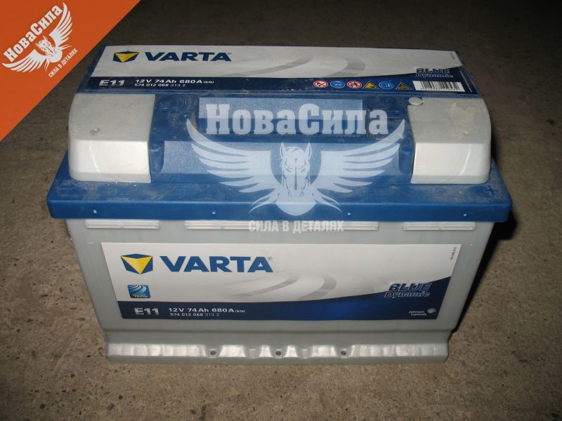 АКБ 74-А/Ч (Varta) Blue Dynamic (R+) 680А (574012068 3132)