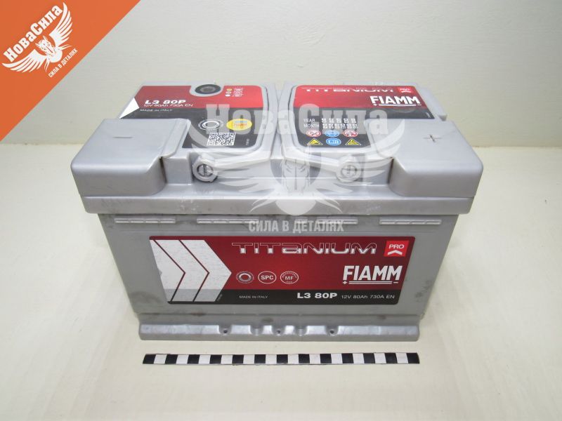 АКБ 80-А/Ч (FIAMM) Titanium PRO (R+) 730А (278х175х190мм.) (7905157)