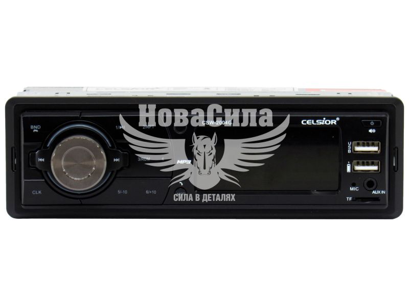 Автомагнітола 1-DIN (Celsior) USB+SD Card+AUX CSW-2004R (CSW-2004R)