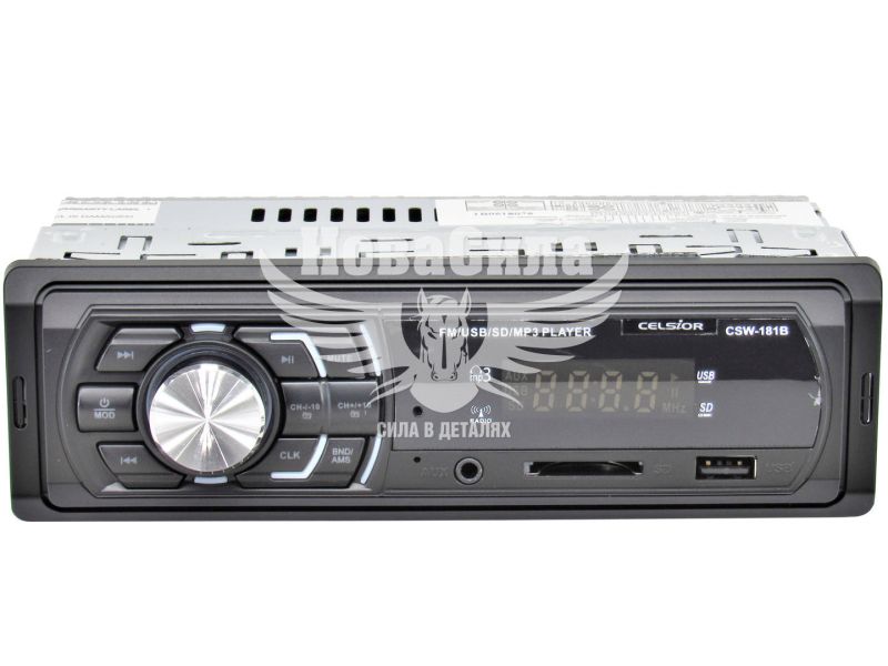 Автомагнітола 1-DIN (Celsior) USB+SD Card+AUX CSW-181B (CSW-181B)