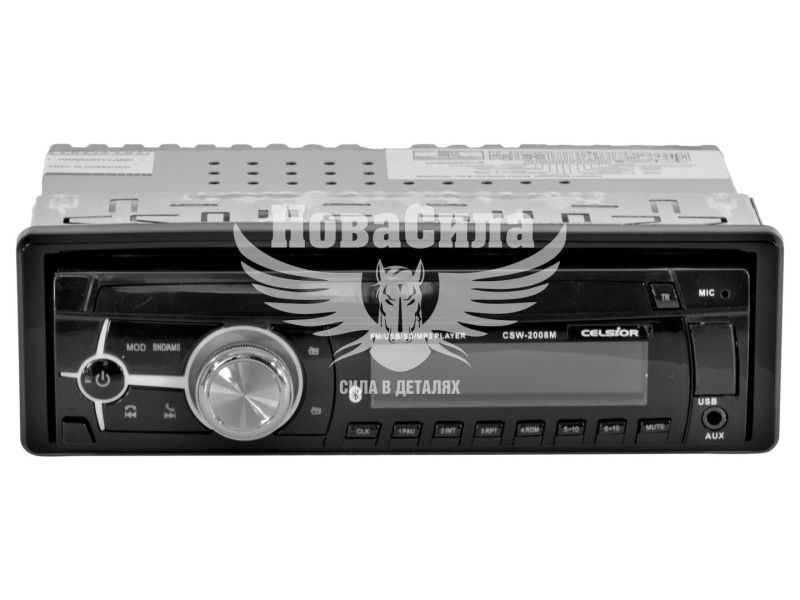 Автомагнітола 1-DIN (Celsior) USB+Bluetooht+SD Сard+AUX CSW-2008M (CSW-2008M)
