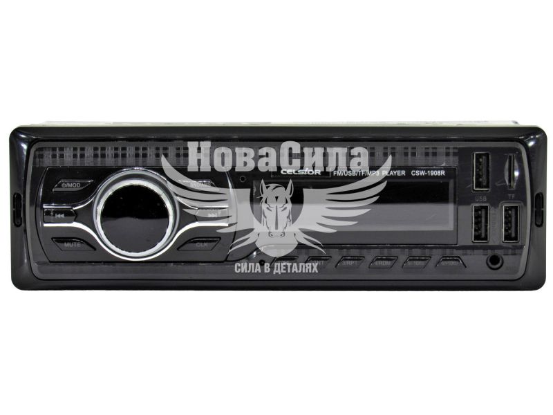 Автомагнітола 1-DIN (Celsior) 3USB+SD Card+AUX CSW-1908R (CSW-1908R)