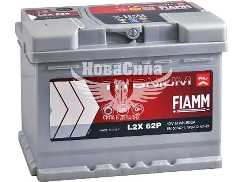 АКБ 60-А/Ч (FIAMM) Titanium PRO (L+) 600А (242х175х190мм.) (7905998)