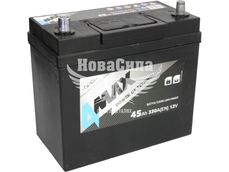 АКБ Азія 44-А/Ч (FIAMM) Titanium PRO (R+) 420А (207х175х175мм.) тонкі клеми (L1B 44P)