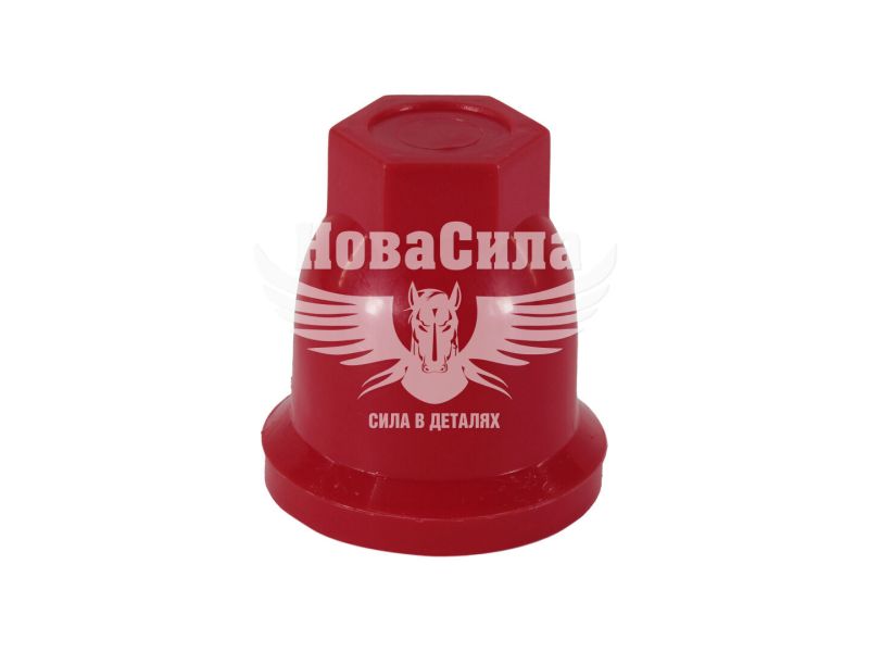 Ковпачок на гайку колеса (32мм.) червоний (Orko) (1415)