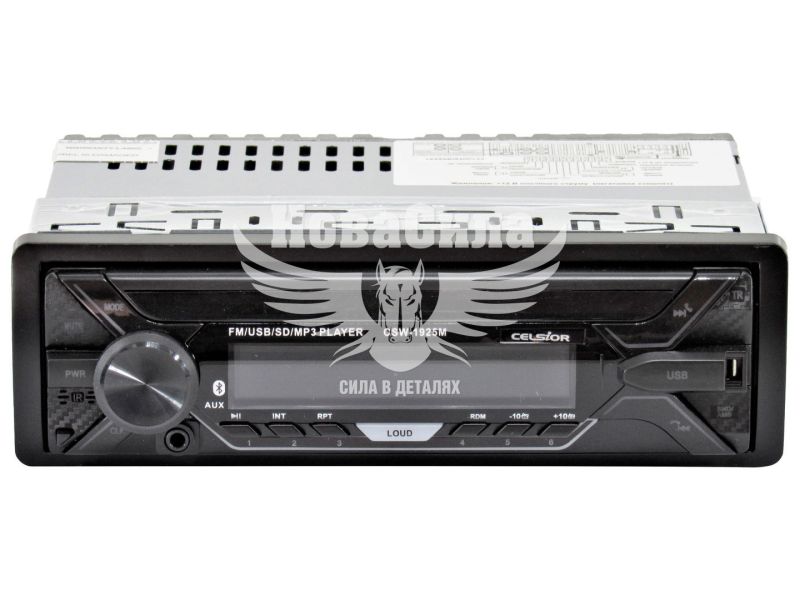 Автомагнітола 1-DIN (Celsior) USB+Bluetooht+SD Сard+AUX CSW-1925M (CSW-1925M)