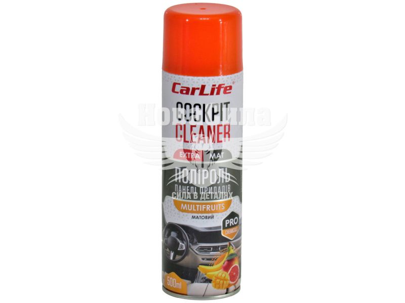 Поліроль пластика (CarLife) Cockpit Cleaner Extra Mat Multifruit 500мл. (матовий) (CF525)