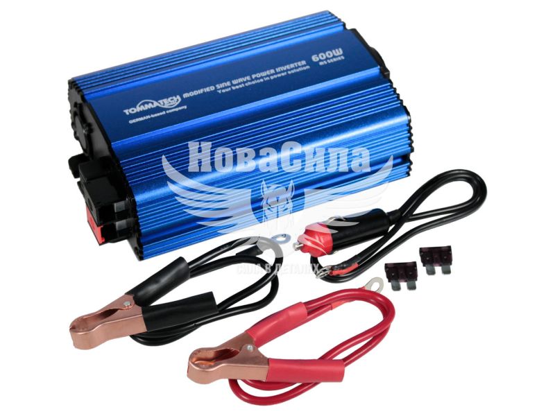 Перетворювач напруги 12V-220V 600W (Tommatech) (чистий синус) (600W)